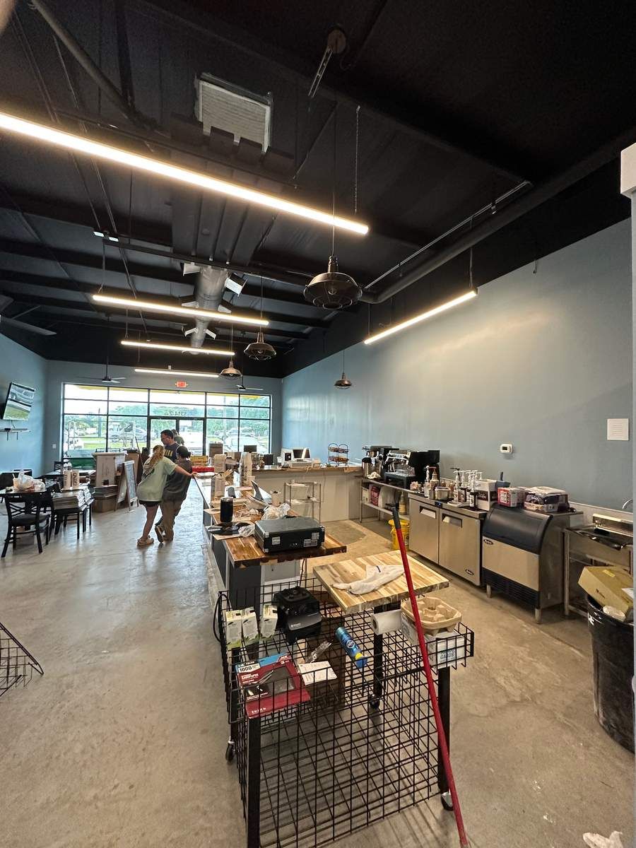 Commercial electrical buildout tenant space Wilmington NC
