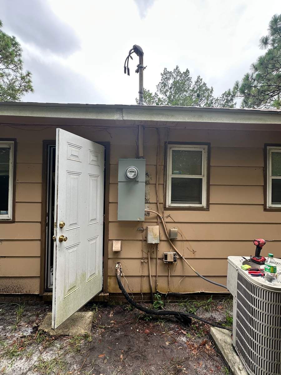 Electrical service upgrade coastal North Carolina
